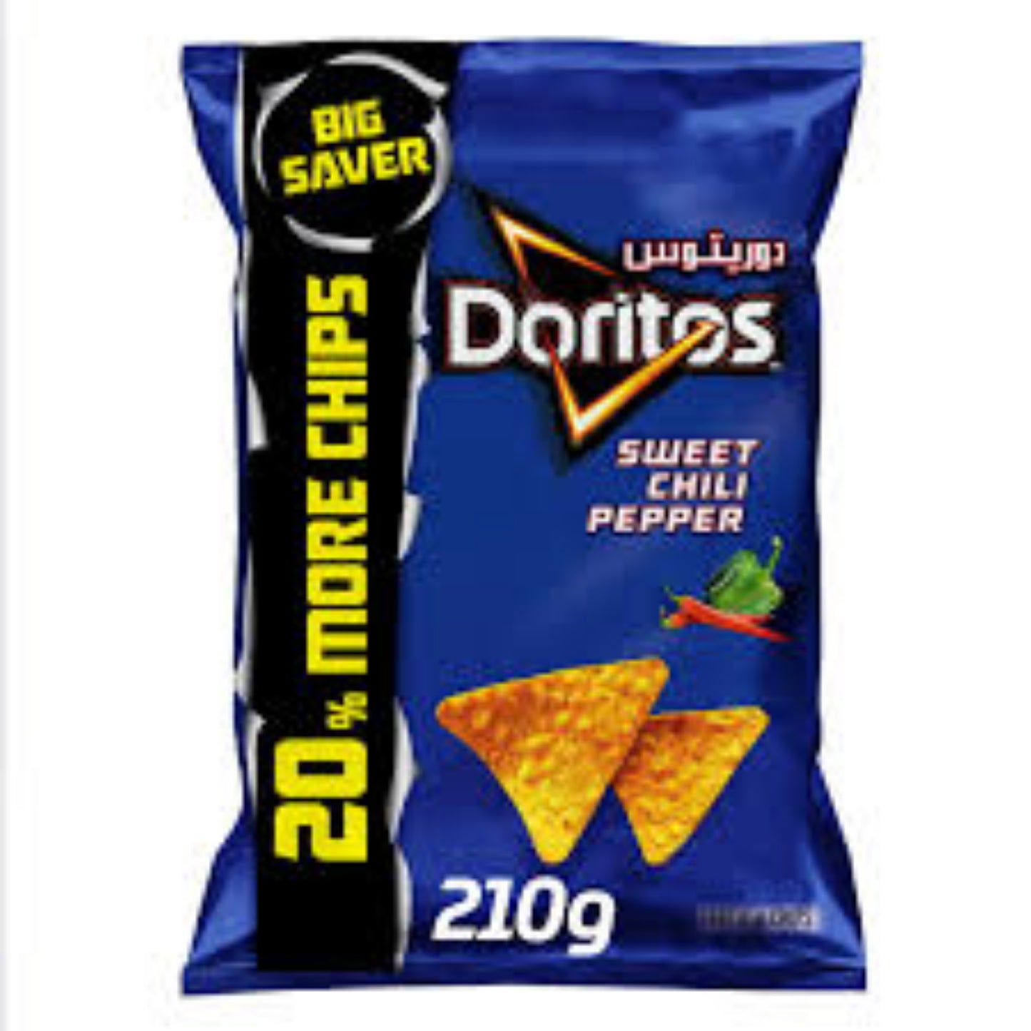 Doritos Sweet Chili Pepper Tortilla Chips 210g