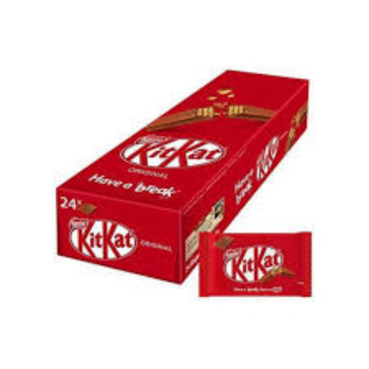 KitKat Nestle 4 Finger Milk Chocolate Wafer Bar 36.5 (24 Bars)