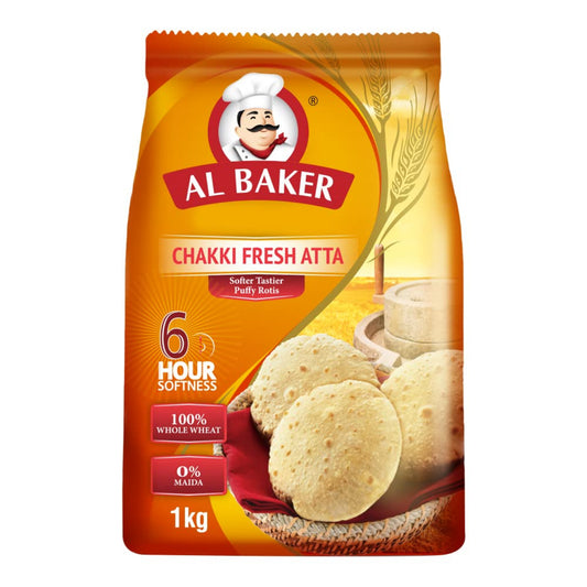 Al Baker Chakki Fresh Atta 1kg