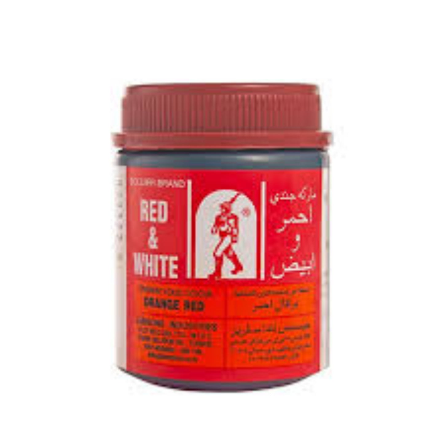 Red & White Food Colour Orange Red 100g