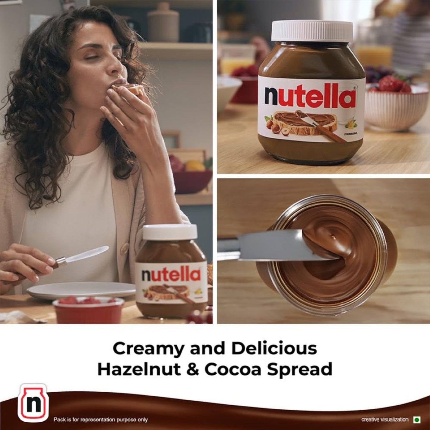 Nutella Hazelnut Spread with Chocolate, 350 g