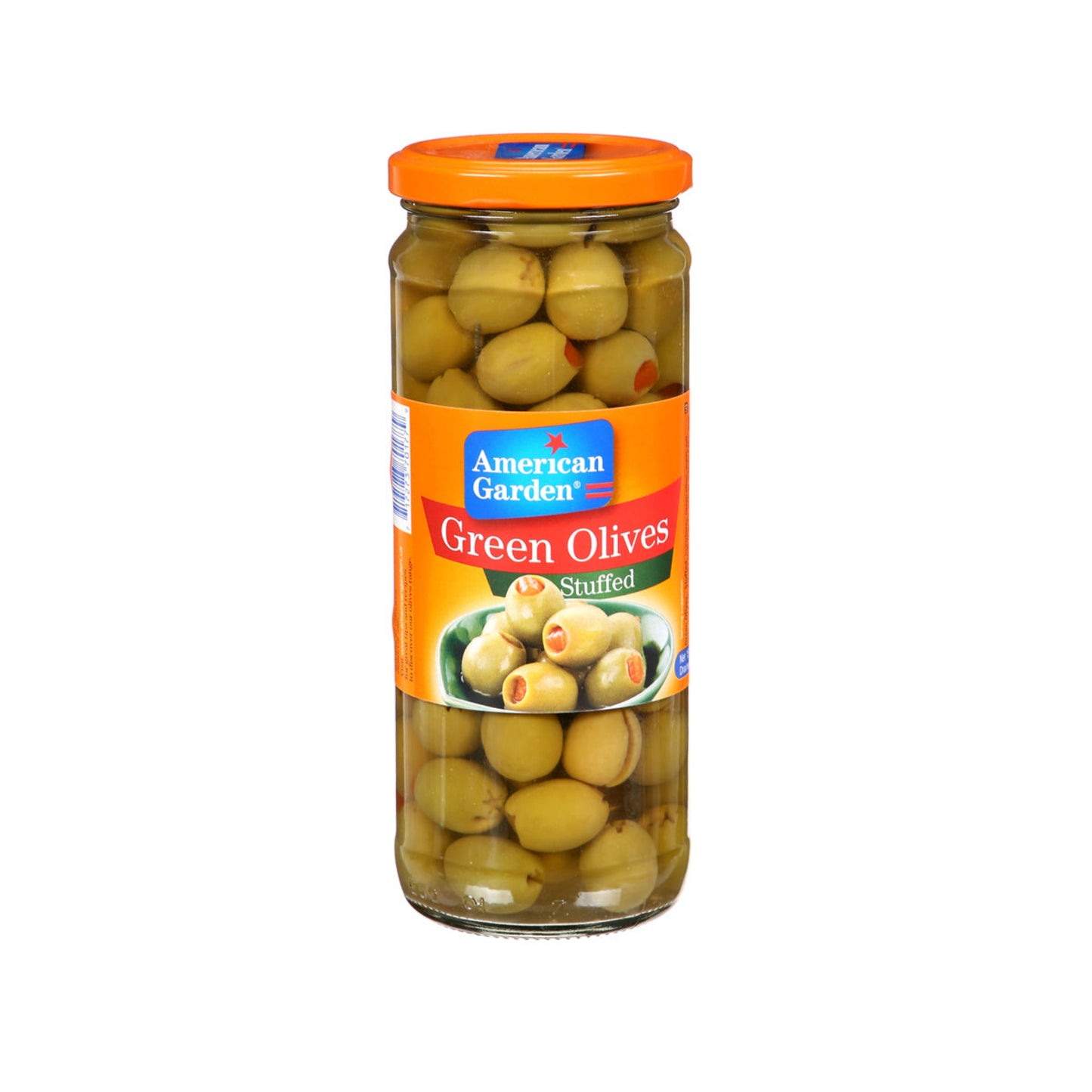 American Garden Stuffed Green Olives 450g