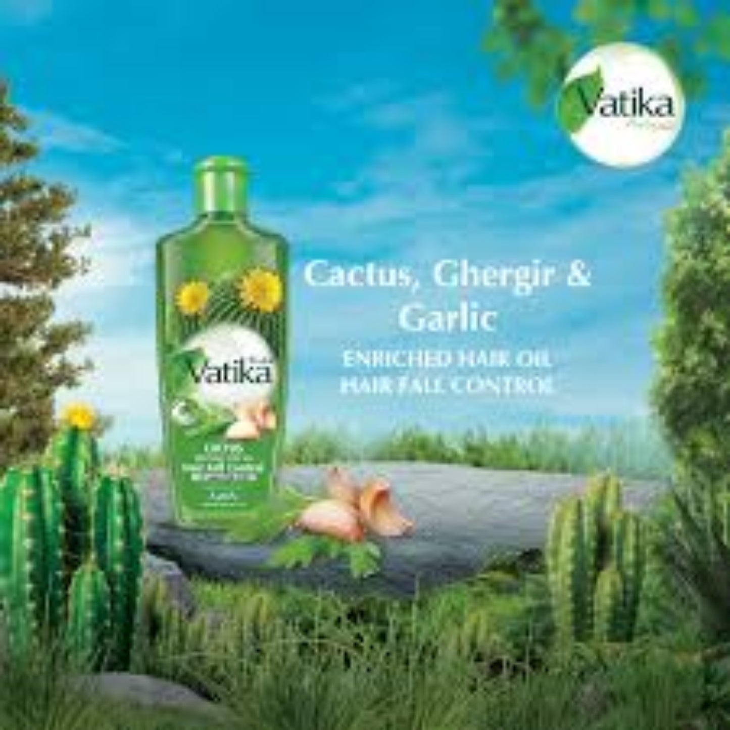 Vatika Naturals Cactus Enriched Hair Oil- 300 ml