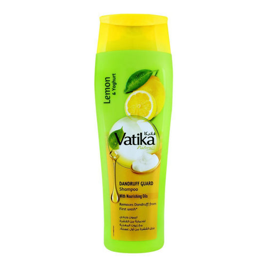 Vatika Naturals Anti-Dandruff Guard Shampoo lemon and yoghurt, 400ml .