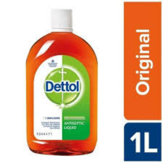 Dettol Antiseptic Antibacterial Disinfectant Liquid , 1L