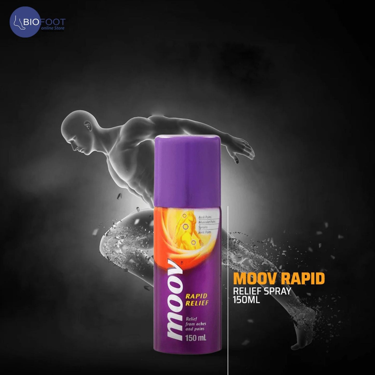 Moov Rapid Pain Relief Spray - 150 ml