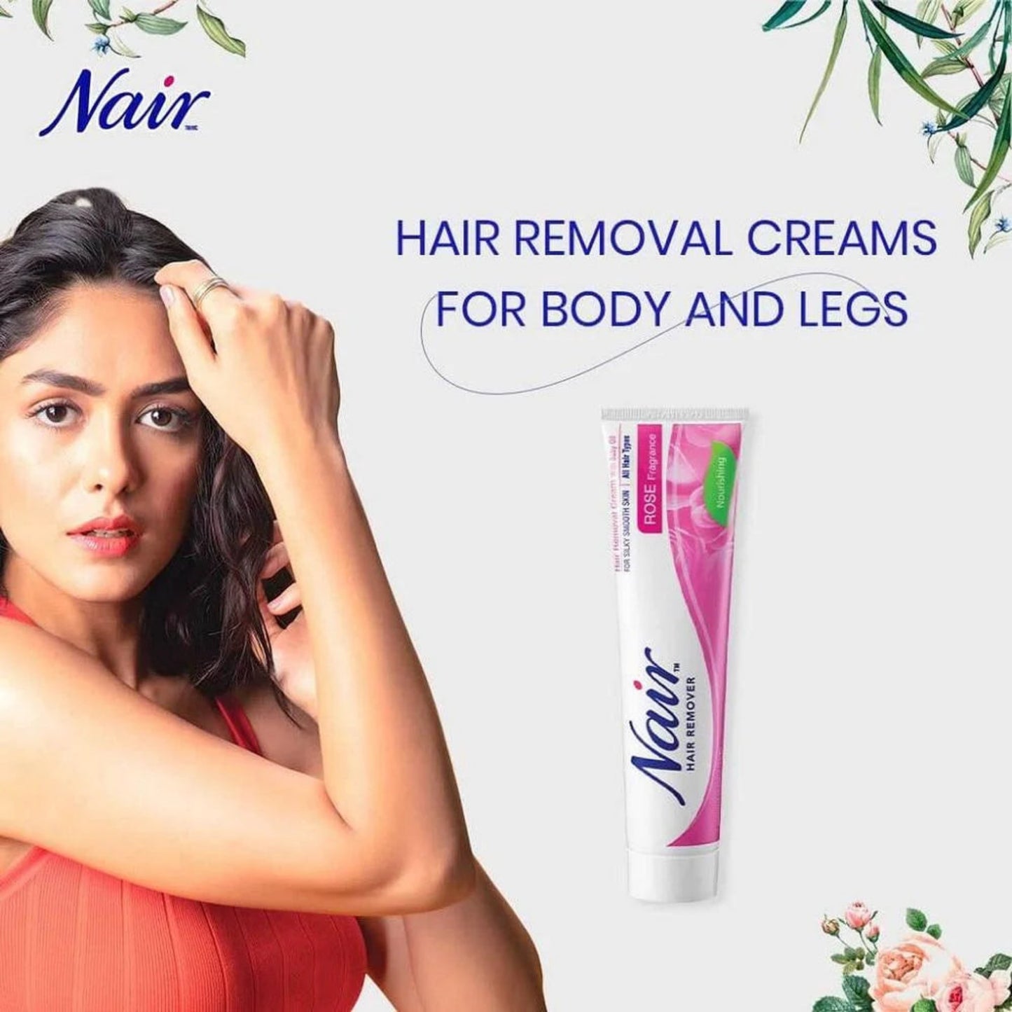 NAIR HAIR REMOVAL CREAM ROSE 110ML