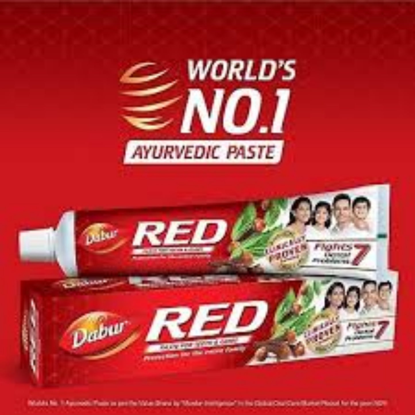 Dabur Red Ayurvedic Toothpaste for Teeth & Gums 2 x200g  Value Pack of 2