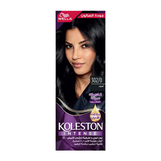 Wella Koleston Intense Hair Color 302/0 Black