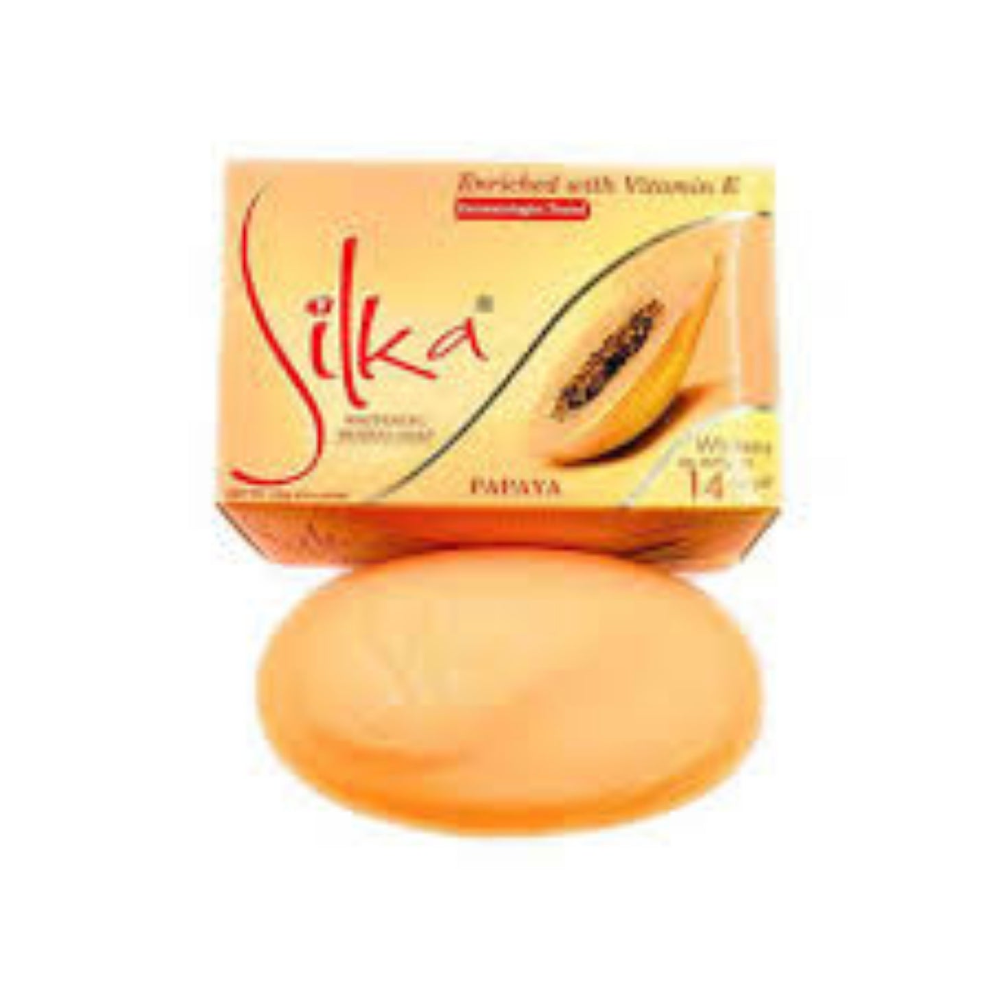 SILKA PAPAYA WHITENING SOAP 135g