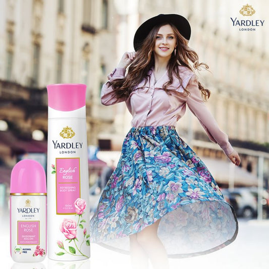 Yardley London English Rose Refreshing Body Spray 150ml.