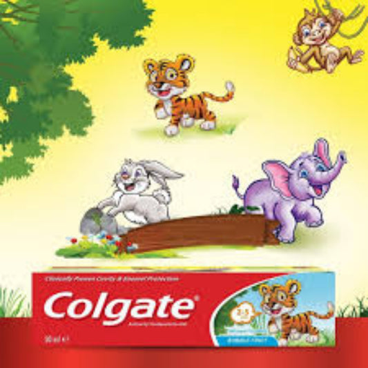 Colgate Toothpaste Kids Tp 2-5 Years Bubblefruit, 144 X 50 Ml