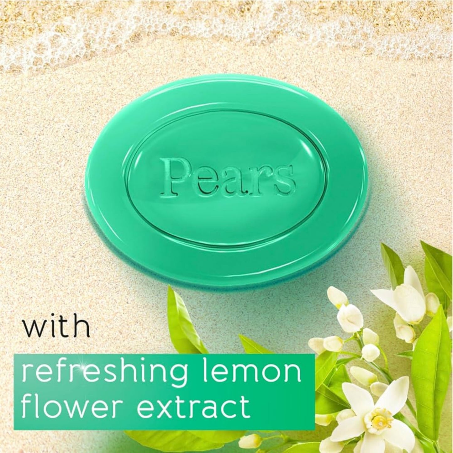 Pears Oil Clear & Glow Soap Glycerin & Lemon Flower 125g