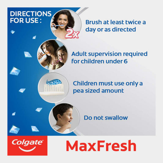 Colgate Fluoride Toothpaste Max Fresh Cool Mint 100ml