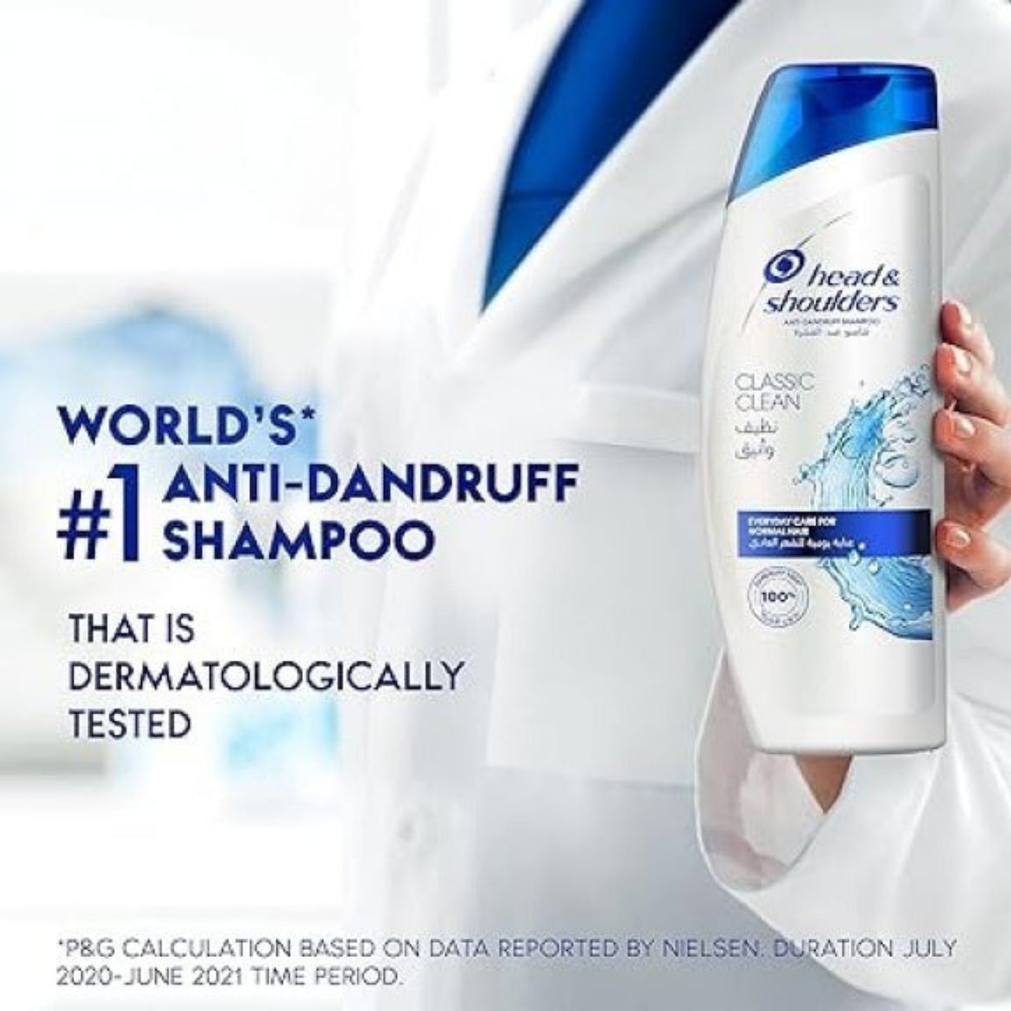 Head & Shoulders Classic Clean Anti-Dandruff Shampoo for Normal Hair, 190 ml