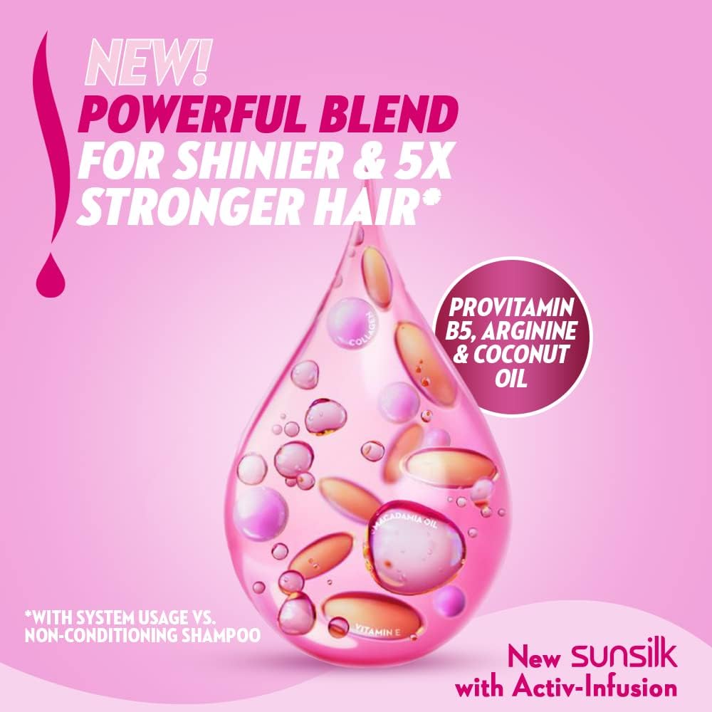 Sunsilk Shampoo Shine & Strength, 400ml + Sunsilk Conditioner Shine & Strength, 320ml