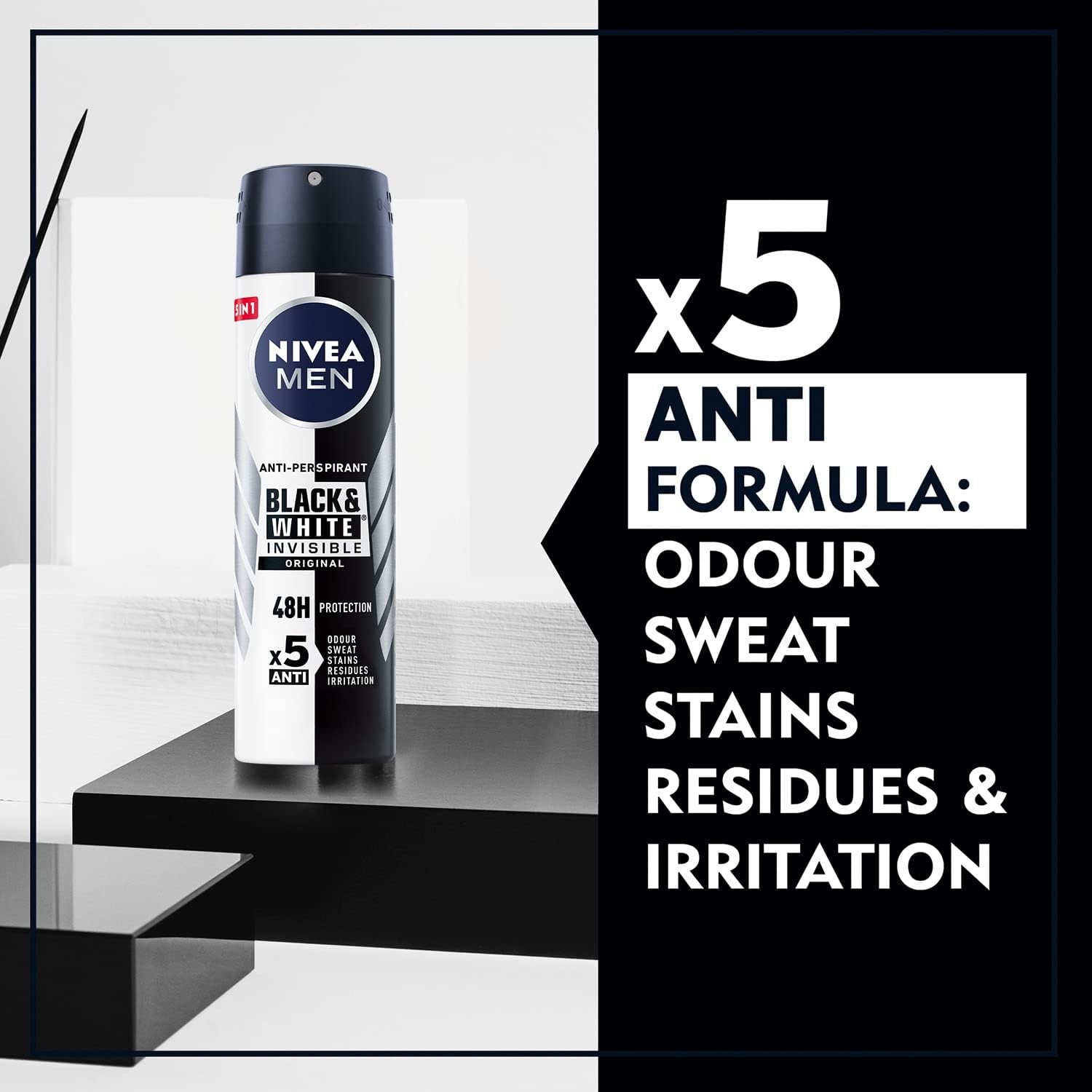 NIVEA MEN Antiperspirant Spray for Men