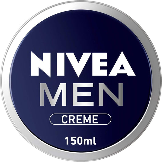 NIVEA MEN Face, Body & Hands Cream Moisturising, Tin 150ml