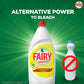 Fairy Max Plus Lemon Dishwashing Liquid with Bleach Alternative Power, 6x600ml