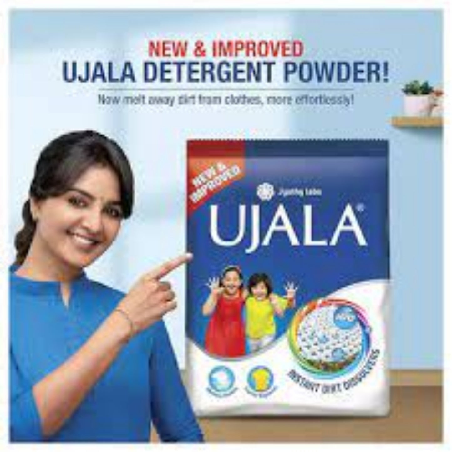 Ujala Super Advanced Detergent Powder - Instant Dirt Dissolvers - 2.5 KG