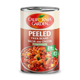 California Garden Peeled Fava Beans With Salsa and onion 450g