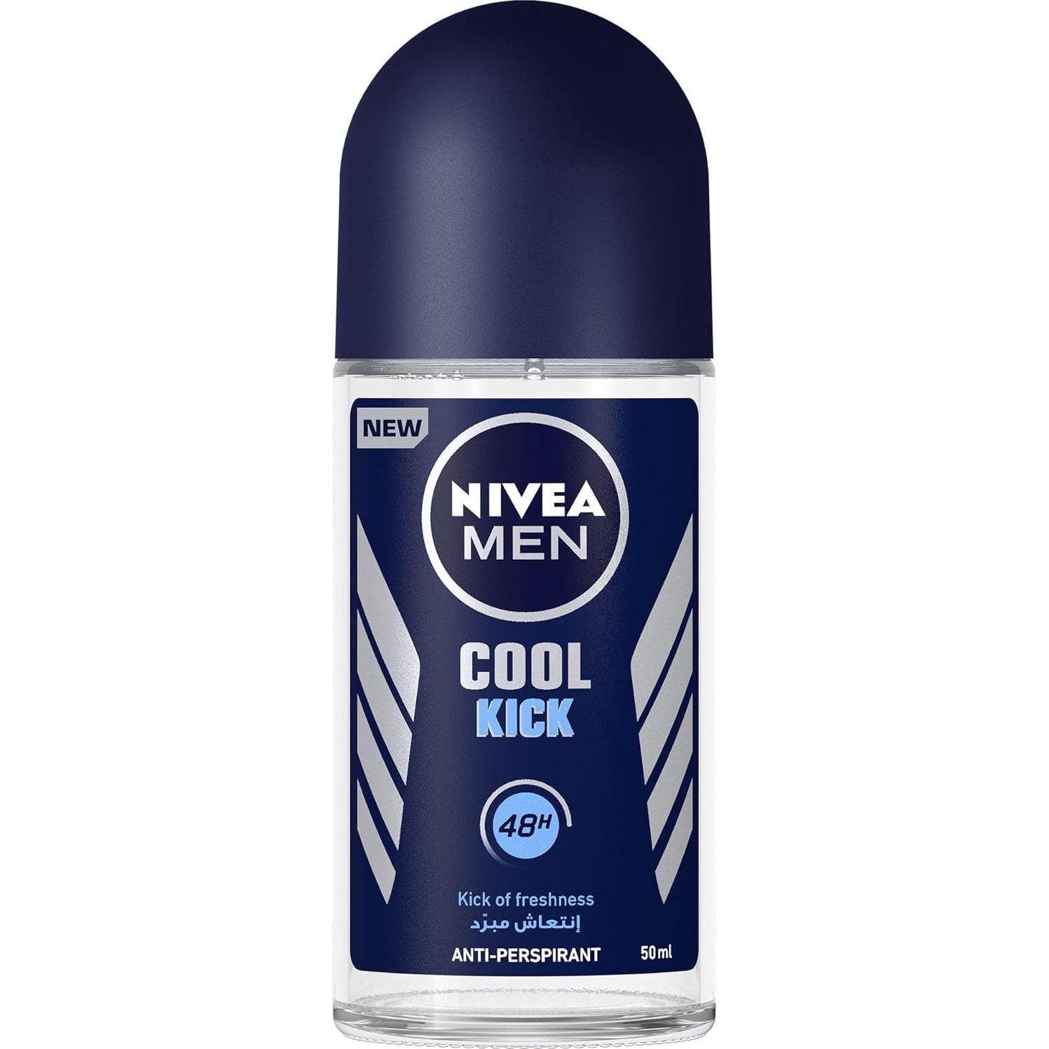 NIVEA MEN Deodorant Roll-on for Men, Cool Kick Fresh Scent, 50ml