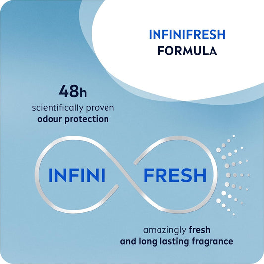 NIVEA MEN Antiperspirant Spray for Men, Fresh Active Fresh Scent, 2x150ml