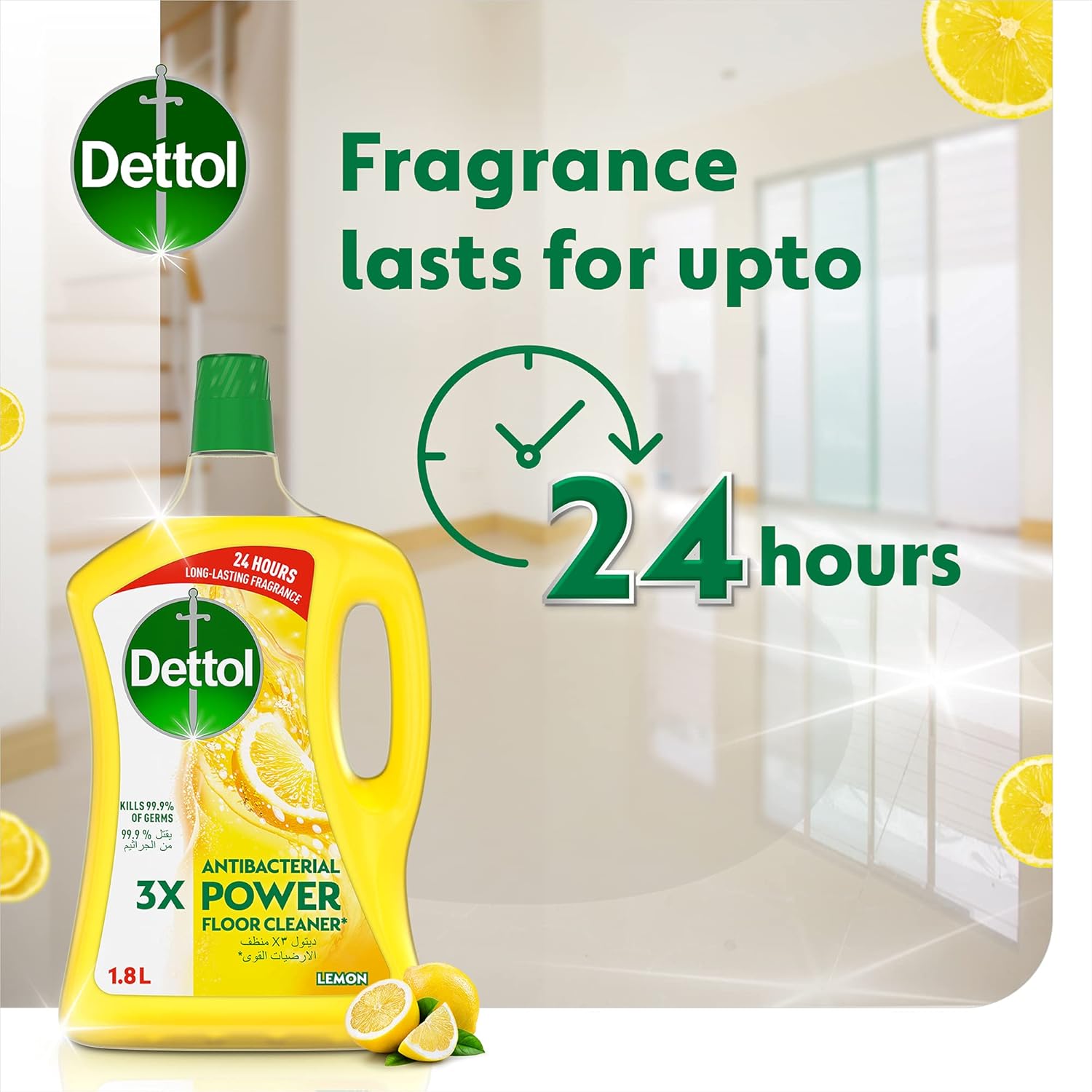 Dettol Lemon Antibacterial Floor Cleaner