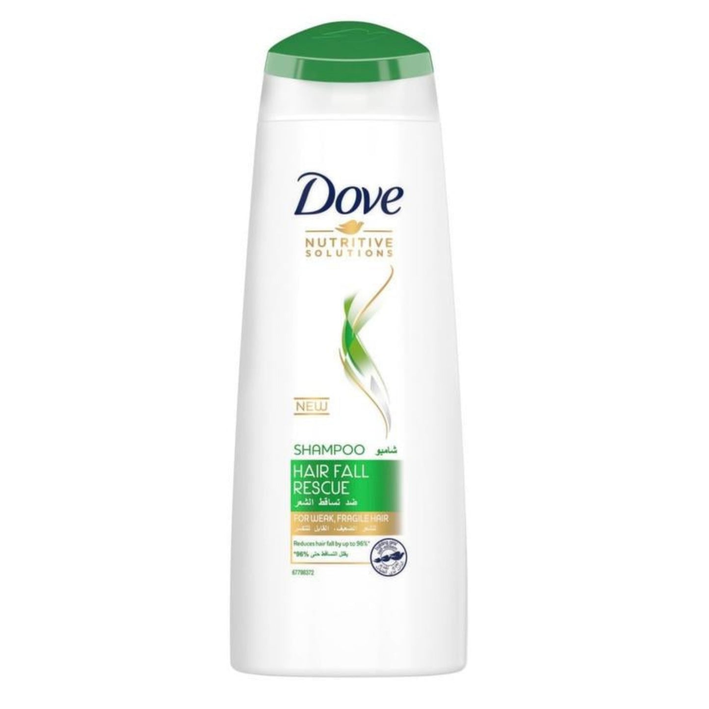 Dove Shampoo for Weak and Fragile Hair, Hair Fall Rescue, 400ml.