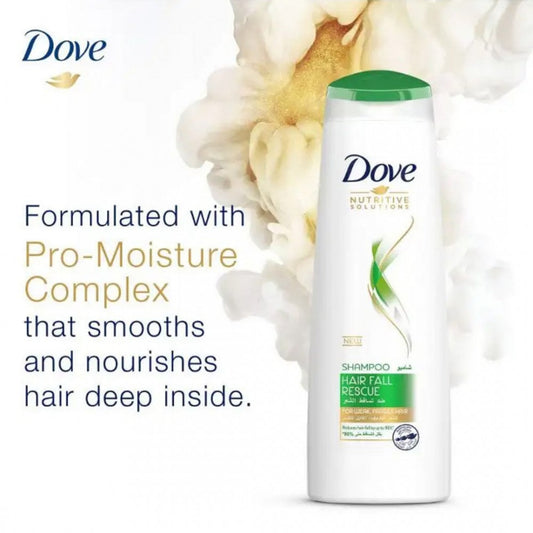 Dove Shampoo for Weak and Fragile Hair, Hair Fall Rescue, 400ml.