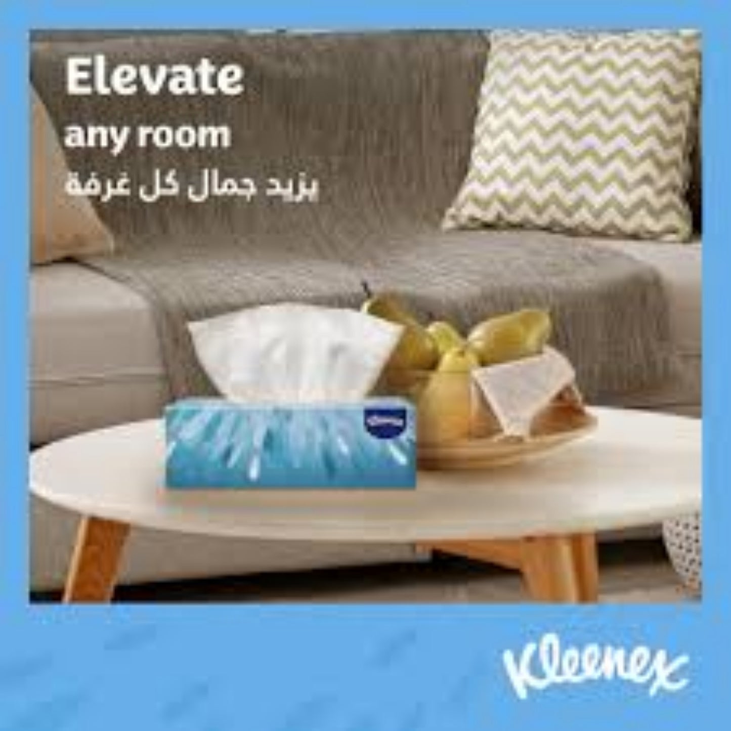 Kleenex Daily Care Facial Tissue - Pack Of 5 Boxes, 170 Sheets X 2 Ply