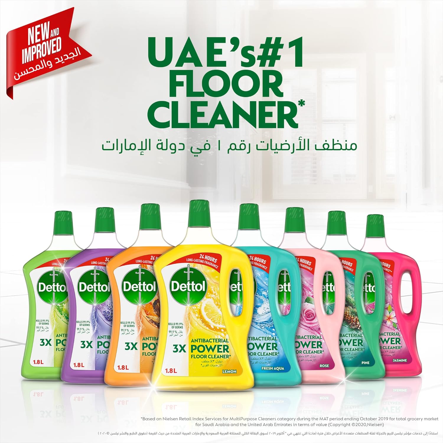 Dettol Lemon Antibacterial Floor Cleaner