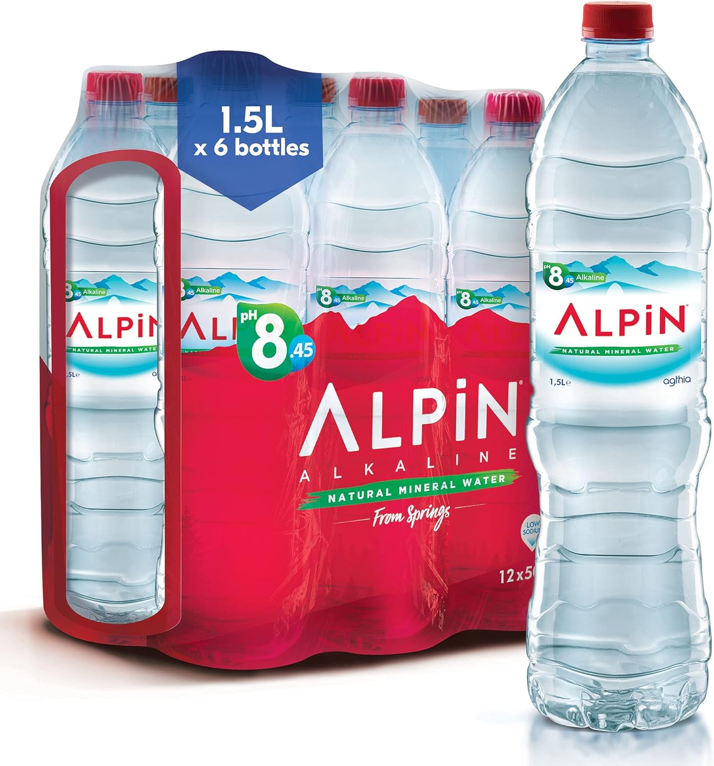 Alpin Alkaline Low Sodium Mineral Water