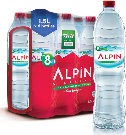 Alpin Alkaline Low Sodium Mineral Water