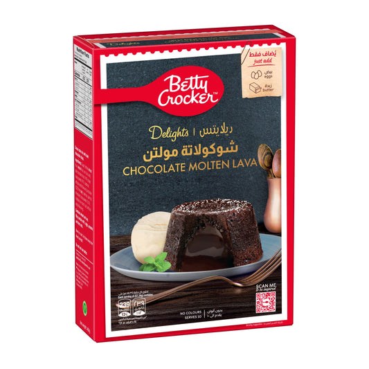 Betty Crocker Delights Chocolate Molten Lava Cake Mix 400g