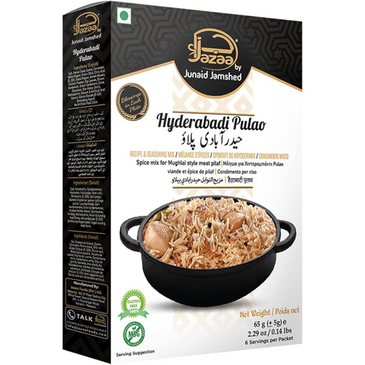 Jazaa Hyderabadi Pulao Spice Mix for Mughlai Style Meat Pilao 65 g