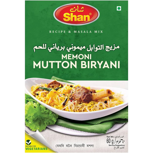 Shan Memoni Mutton Biriyani Recipe & Masala Mix 60g