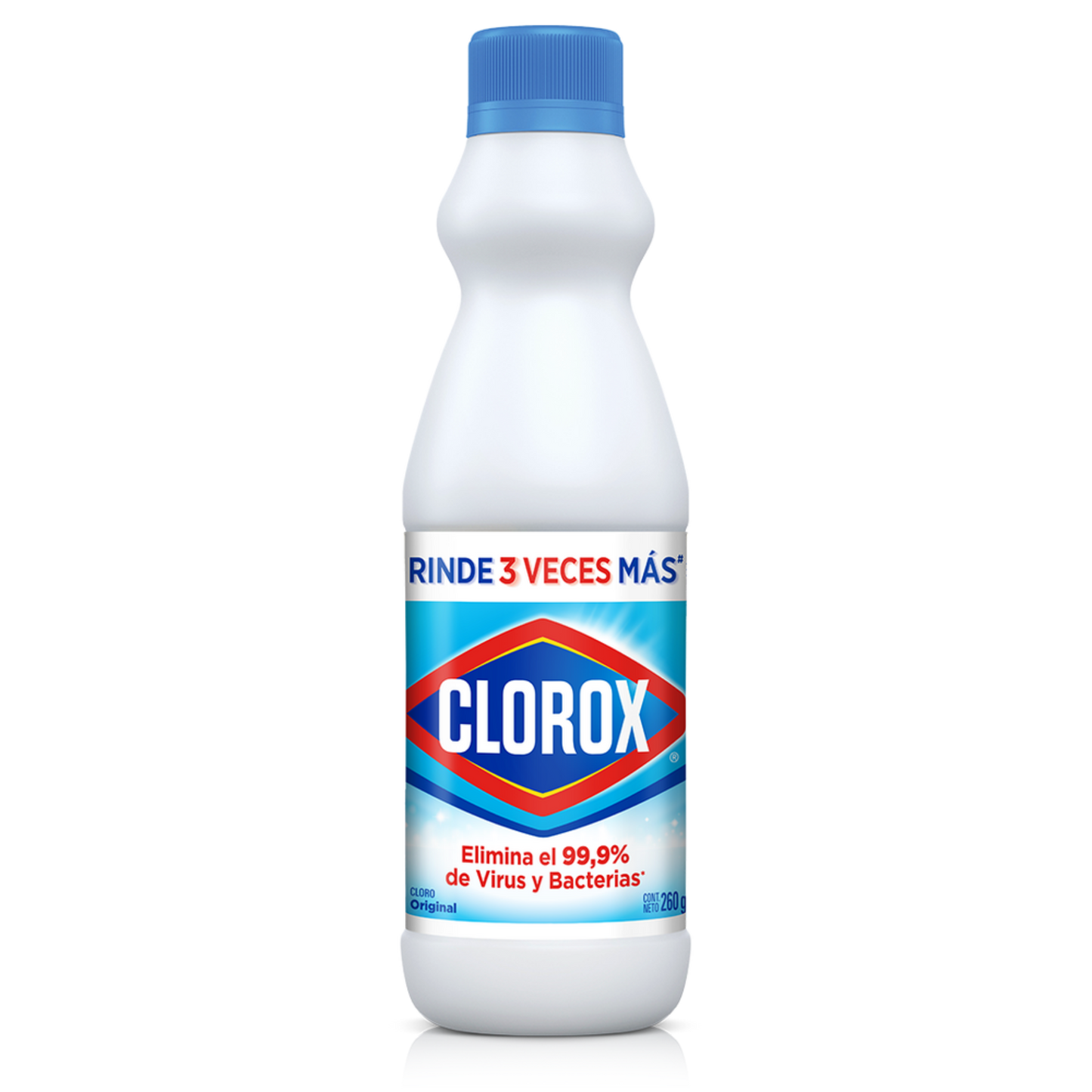 Clorox Liquid Bleach 470ml, Kills 99.9% of Viruses and Bacteria.