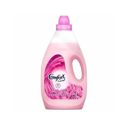 Comfort Flora Soft Fabric Softener 2.9 Liters, Pink