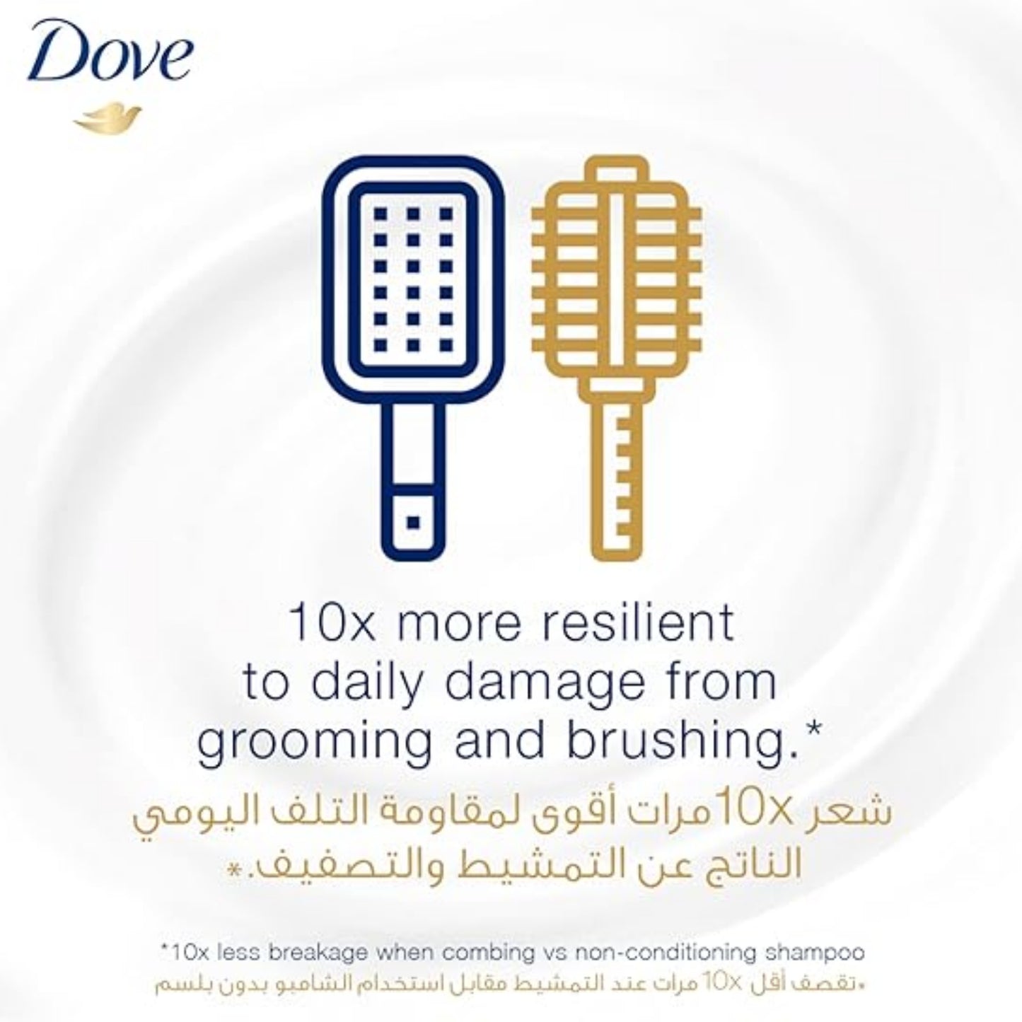 Dove Shampoo for damaged hair, Intensive Repair, nourishing care for up to 100% healthy looking hair, 400ml