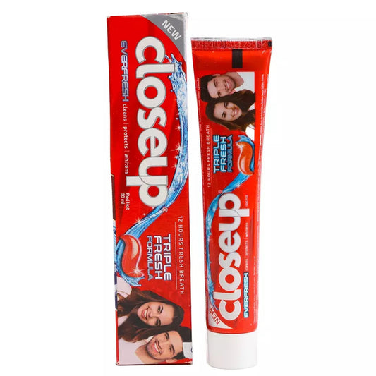 Closeup Antibacterial Triple Fresh Formula Toothpaste Red Hot- 50ml