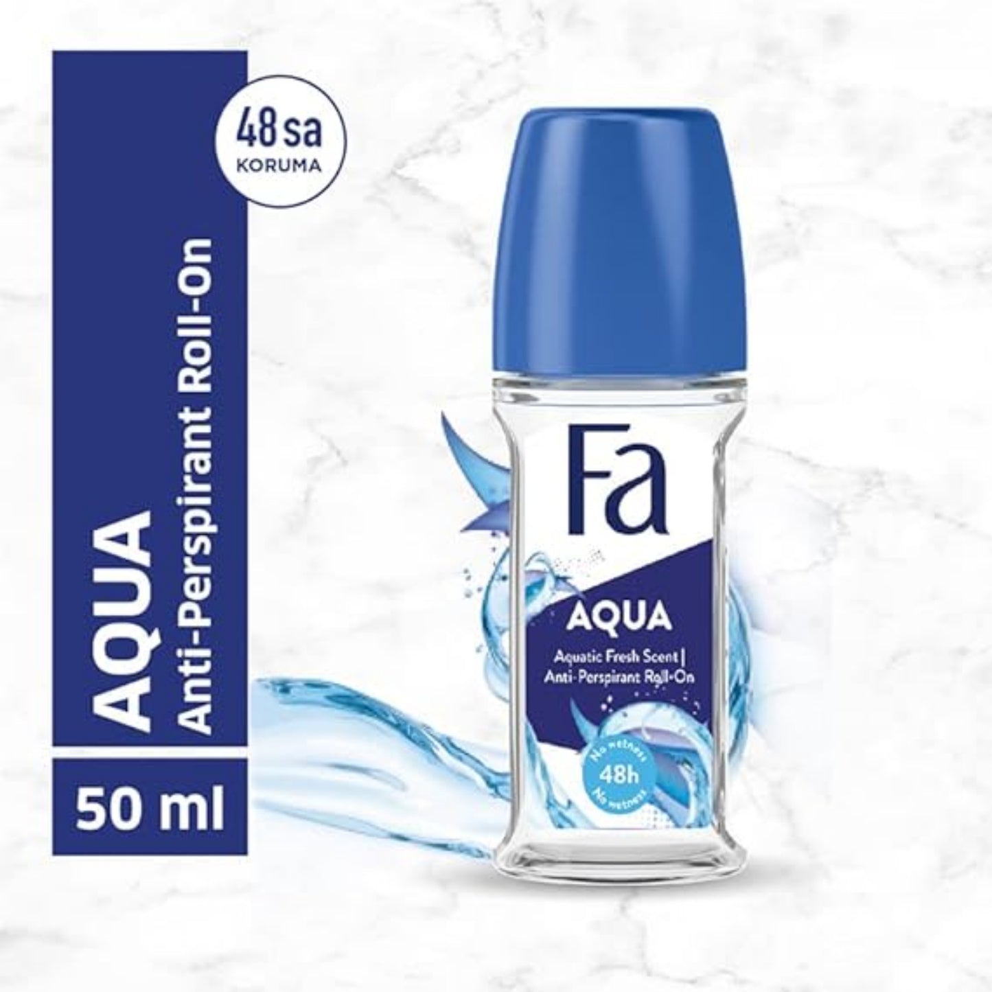 Fa Deodorant Roll-On - Aqua 50Ml