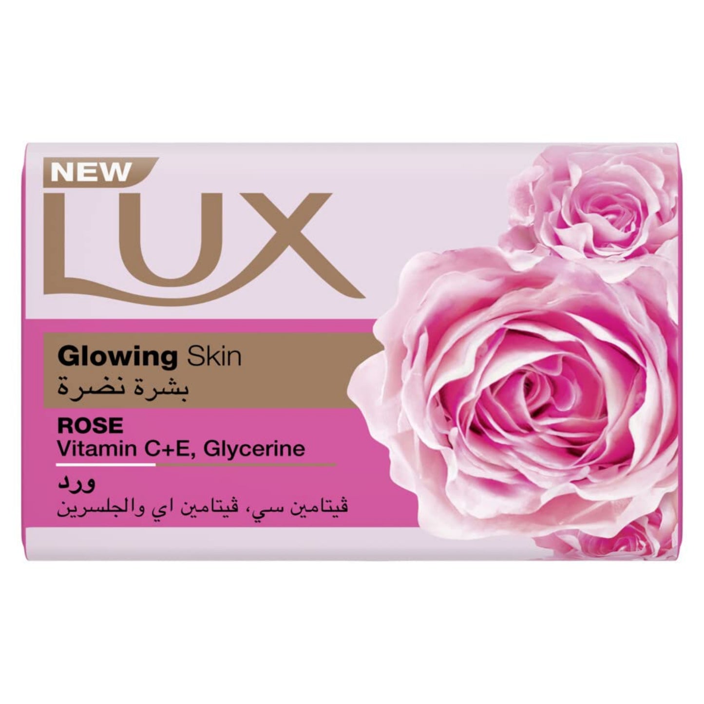 Lux Glowing Skin Rose Bar Soap 170g