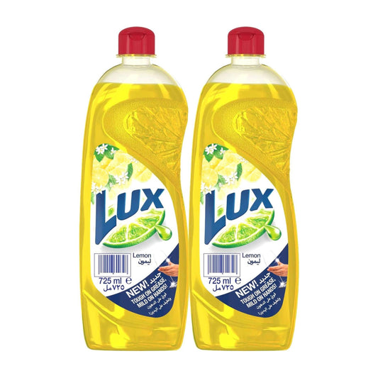 Lux Dishwashing Liquid Soap Lemon 2 x 725 ml